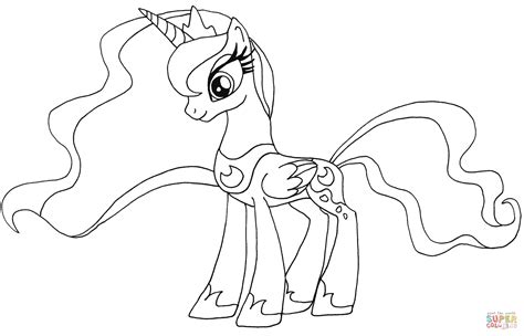 princess luna coloring pages