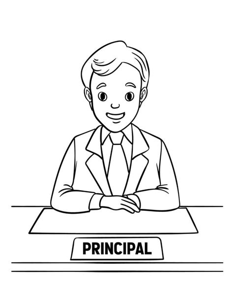 principal coloring pages