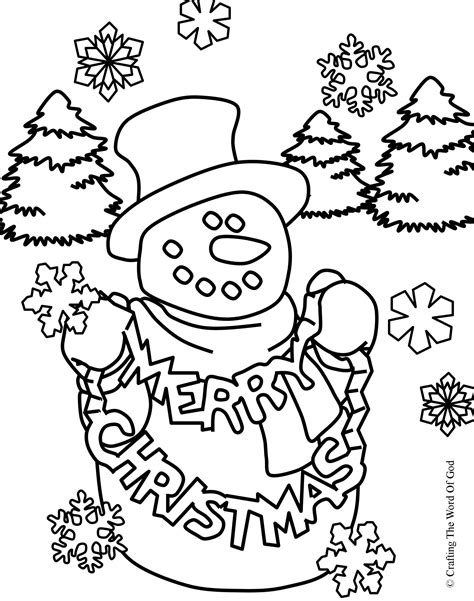 printable christmas pages