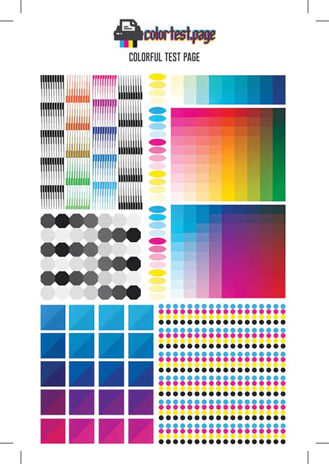 Printable Color Test Page