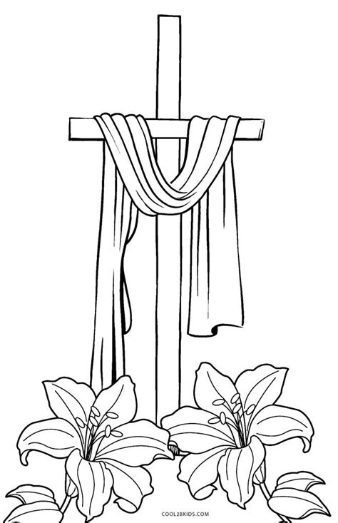 printable cross coloring pages