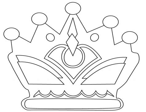 printable crown coloring pages