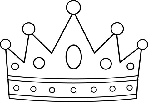 printable crown coloring pages