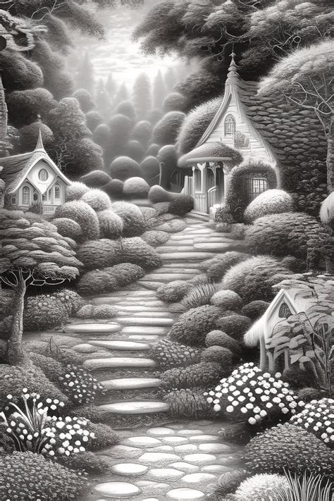 printable free grayscale coloring pages for adults