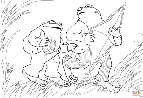 printable frog and toad coloring pages