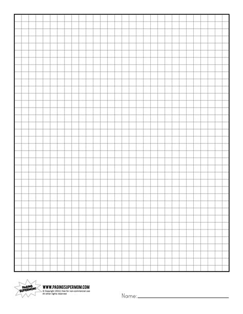 Printable Grid Sheet