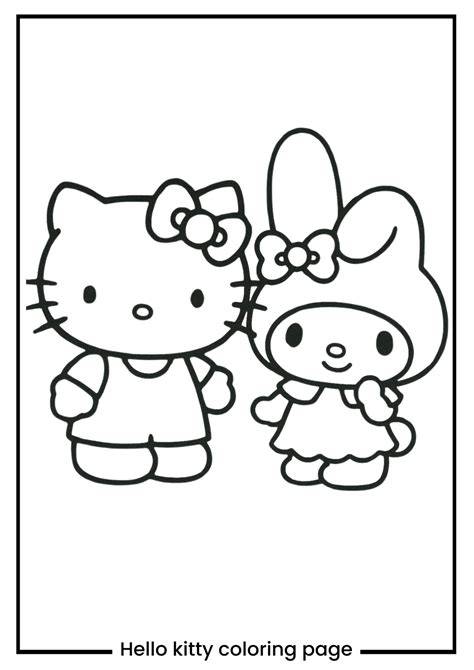 printable hello kitty coloring pages pdf
