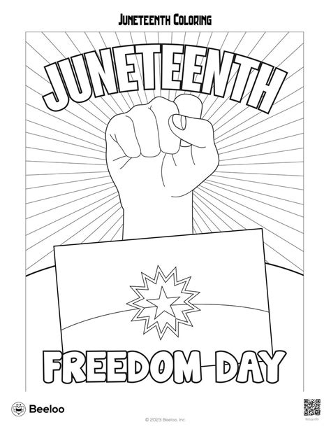 printable juneteenth coloring pages