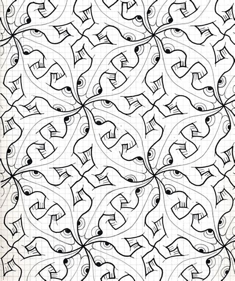 printable mc escher coloring pages