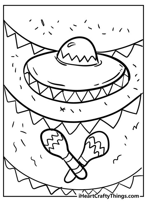 printable mexican coloring pages