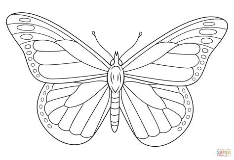 printable monarch butterfly coloring pages