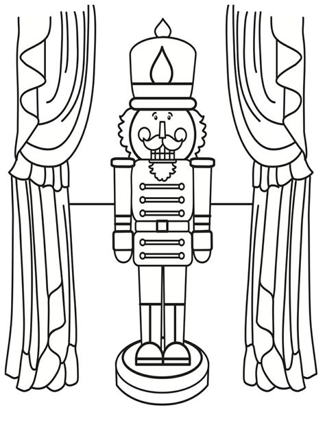 printable nutcracker coloring pages