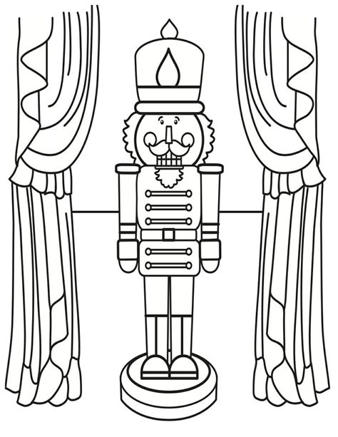 printable nutcracker coloring pages