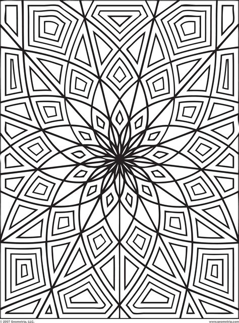 printable pattern coloring pages for adults