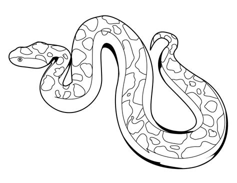 printable snake coloring pages