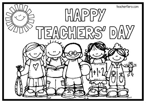printable teachers day coloring pages