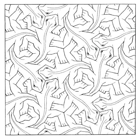 printable tessellation coloring pages