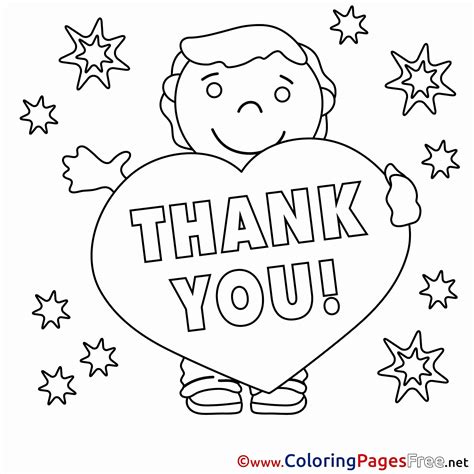 printable thank you coloring pages