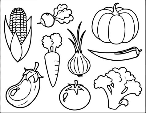 printable vegetable pictures