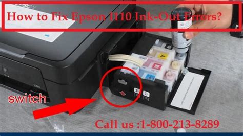 printer epson l110 error message
