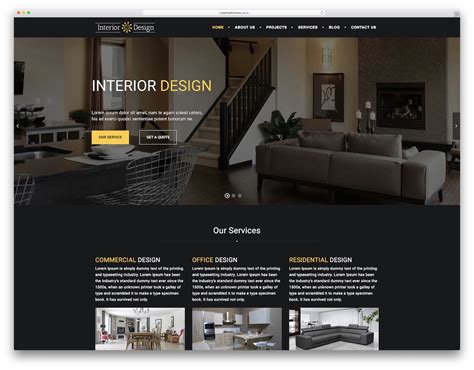 professional website interior design