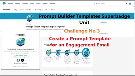 Prompt Builder Templates Superbadge Unit