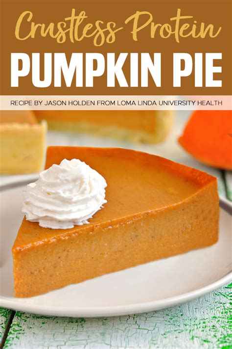 protein pumpkin pie