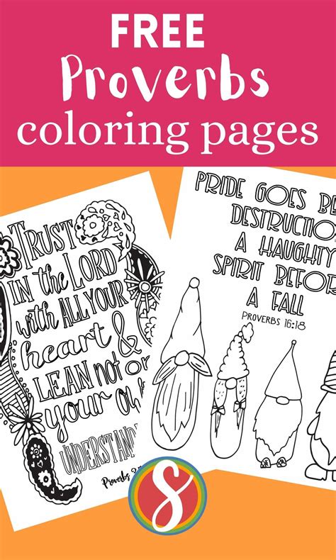 proverbs coloring pages