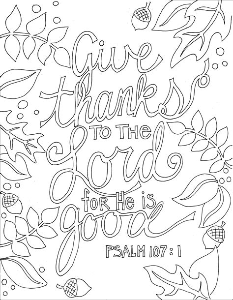 psalm coloring pages