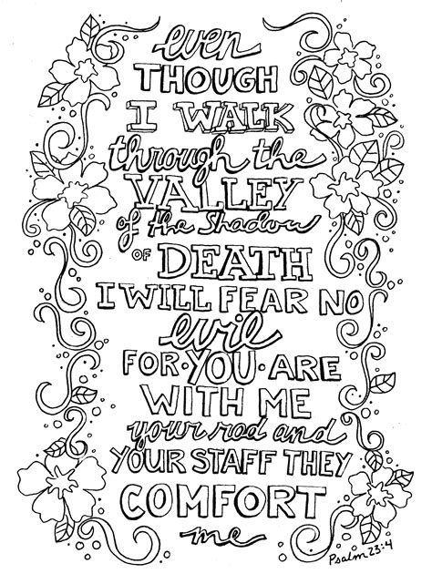 psalms coloring pages