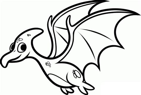 pterodactyl coloring pages printable