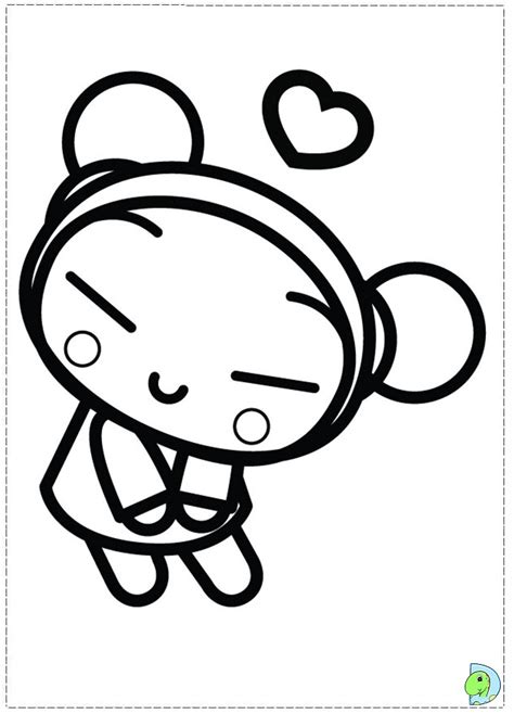 pucca coloring pages