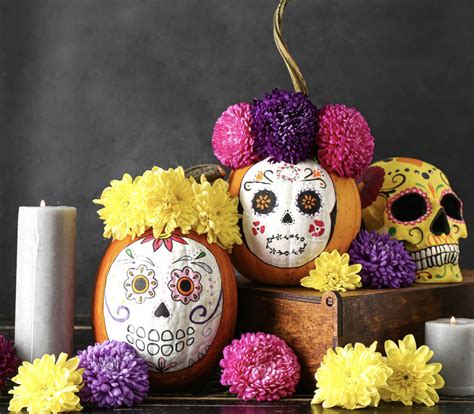 pumpkin day of the dead
