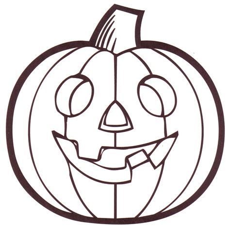 pumpkin face coloring pages