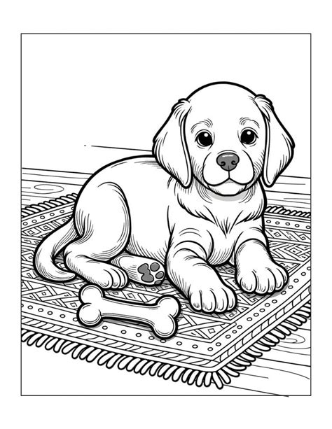 puppy coloring pages pdf