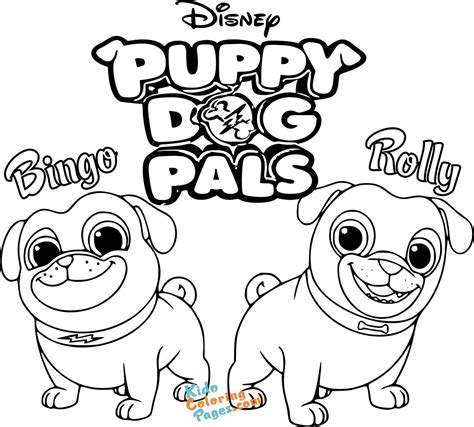 puppy dog pals coloring pages free