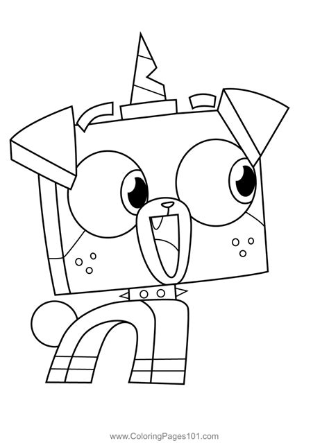 puppycorn coloring pages