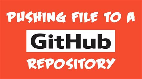 Push Repository GitHub Terminal