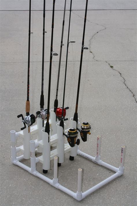 PVC Pipe Fishing Rod Holder