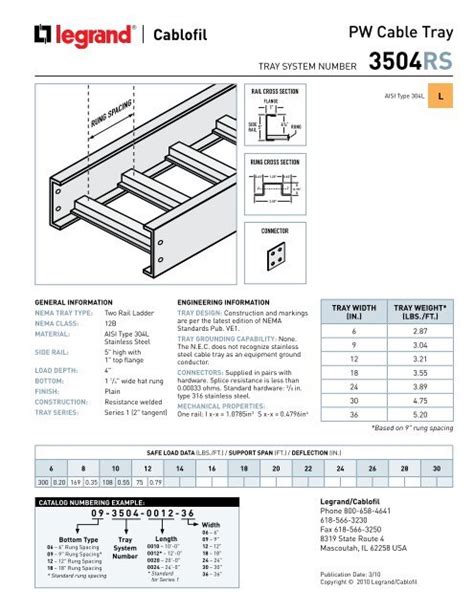 Pw Cable Tray Catalog