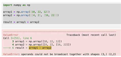 python numpy ValueError operands could not be broadcast together with shapes