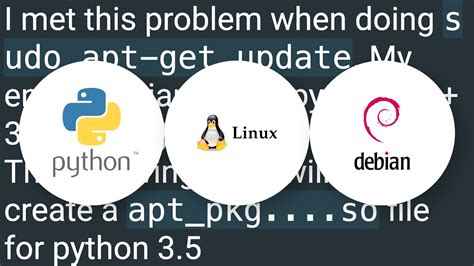 python-dev installation error ImportError No module named aptpkg