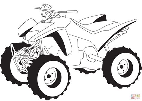 quad coloring pages