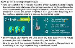 Quizlet Ecological Footprint Questions