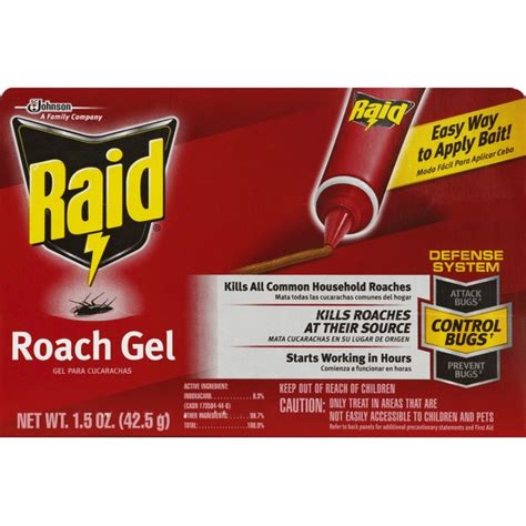raid gel roach