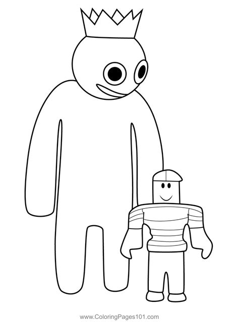 rainbow friends roblox coloring pages