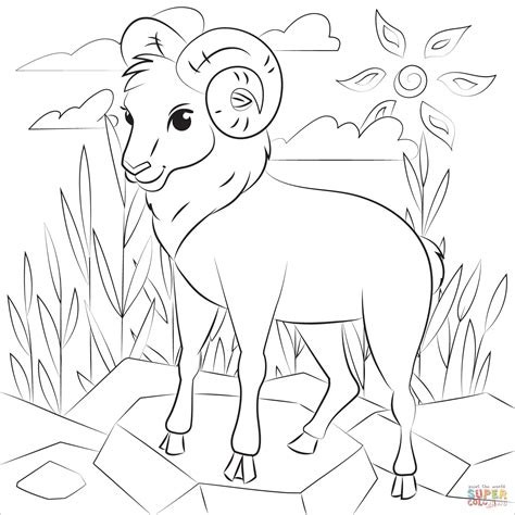 ram coloring pages