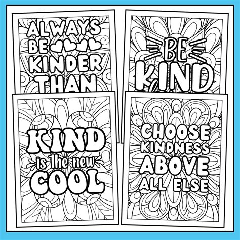 random acts of kindness coloring pages