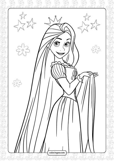 rapunzel coloring pages
