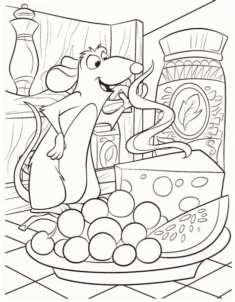 ratatouille coloring pages